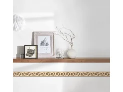 AS-Creation A.S. Création Borte selbstklebend Barock 10,05 m x 5 cm Braun-Beige