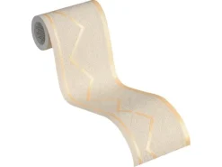 Hot AS-Creation A.S. Création Borte selbstklebend Geometrisch 5 m x 13 cm Beige-Creme