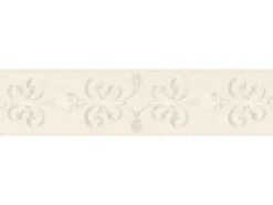 AS-Creation A.S. Création Borte selbstklebend Ornament 5 m x 15 cm Creme-Silber