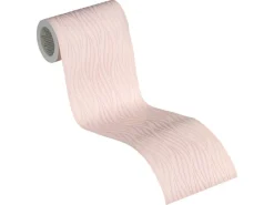 AS-Creation A.S. Création Borte selbstklebend Wellenmuster 5 m x 13 cm Rosa
