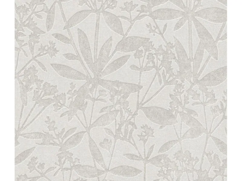 AS-Creation A.S. Création Tapete Blätter Grau und Beige 53 cm x 10,05 m AS-389243