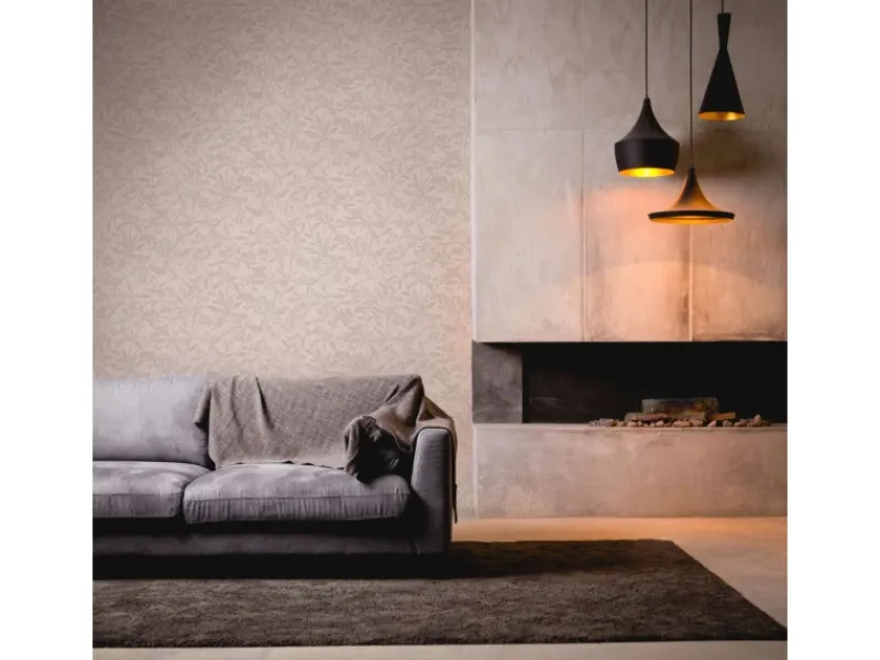 AS-Creation A.S. Création Tapete Blätter Grau und Beige 53 cm x 10,05 m AS-389243