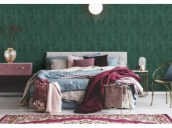 Discount AS-Creation A.S. Création Vliestapete Rostoptik Dunkelgrün leicht Glanz leicht Strukt. FSC®