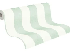 Outlet AS-Creation A.S. Création Vliestapete Streifen Grün Grün-Weiß