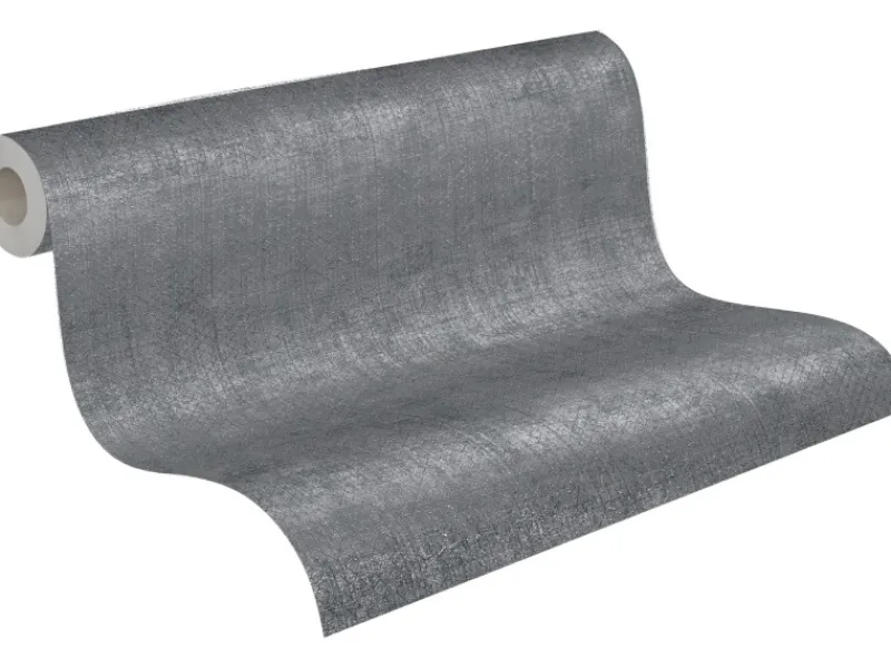 AS-Creation A.S. Création Vliestapete Uni Grau