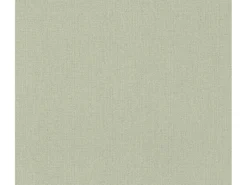 Best AS-Creation A.S. Création Vliestapete Uni Textiloptik FSC® Grün