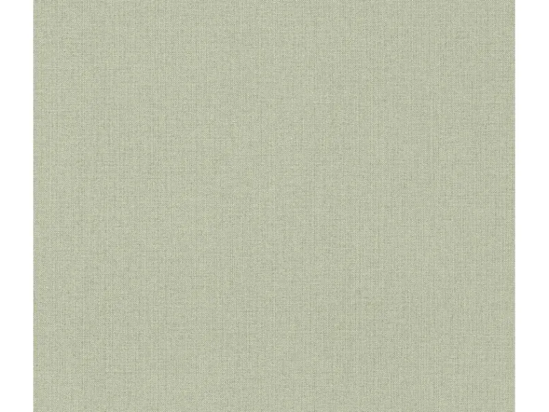 Best AS-Creation A.S. Création Vliestapete Uni Textiloptik FSC® Grün