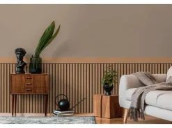 Discount AS-Creation A.S. Création Vliestapete Wallpanel Holz 5 m x 1,06 m Braun