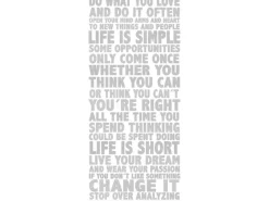 AS-Creation A.S. Creation Pop.up-Panel Schriften Silber