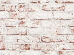 AS-Creation A.S. Creation Pop.up-Panel Stein Rot-Weiß