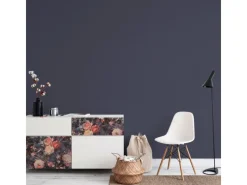 Discount AS-Creation AS Creation Tapete Pop Up Panel Selbstklebend Blumen 250 x 52 cm Blau-Rosa FSC®