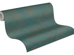 AS-Creation Vliestapete Barock Ornament -Gold