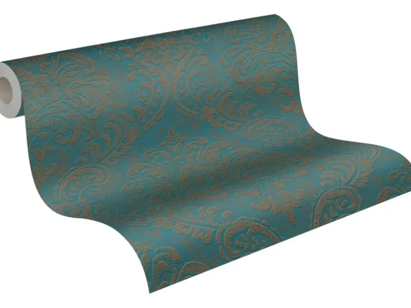 AS-Creation Vliestapete Barock Ornament -Gold