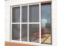 Hot Avosdim Fliegengitter Schiebetür Aluminium 240cm x 240cm Weiß