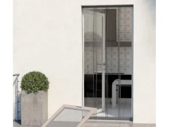 Best Avosdim Insektenschutz Lamellenvorhang 130cm x 230cm Grau