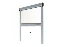 Avosdim Insektenschutzrollo Fenster & Tür Aluminium 150cm x 160cm Silbermetallic