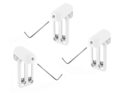 Discount Avosdim Klemmträger Für Rollos und Jalousien 3Er Set Verstärkt Weiß