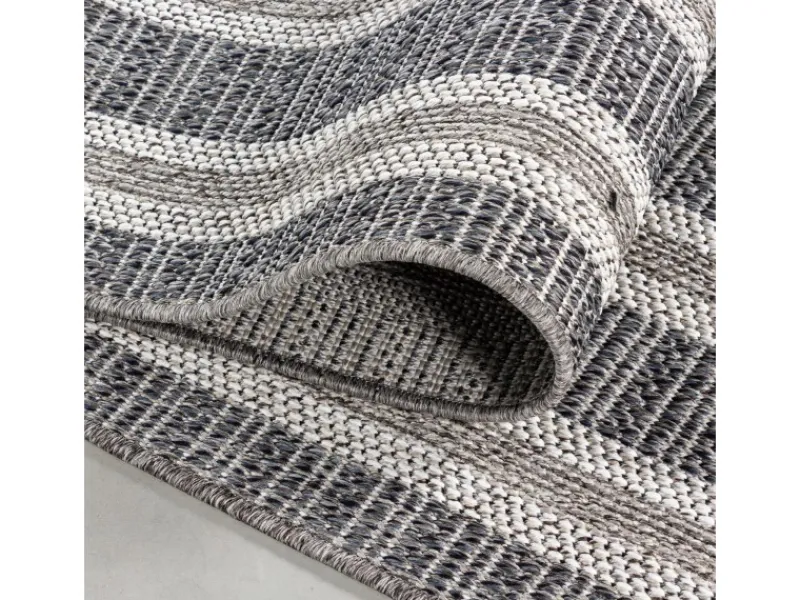 Best Ayyildiz In- und Outdoor-Teppich Aruba 4901 200 cm x 290 cm Grau