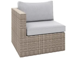 Best Balkonmöbel-Set Olea Mini 5-teilig Polyrattan Hellgrau