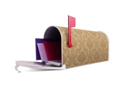 Discount Banjado Amerikanischer Briefkasten Weiß 48x22x16cm US Mailbox Letterbox Postkasten Stahl Pulverbeschichtet Motiv Tapete Beige