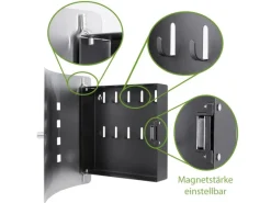 Sale Banjado Design Schlüsselkasten Aus Edelstahl Für 10 Schlüssel 24x21,5x7cm Mit Magnetverschluss Motiv London Red Telephone