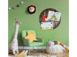 Online Banjado Magnettafel Rund Größe 47cm Magnetwand Schwarz Aus Metall Magnetpinnwand Pinnwand Motiv Kurznachricht