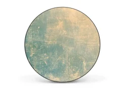 Hot Banjado Magnettafel Rund Größe 47cm Magnetwand Schwarz Aus Metall Magnetpinnwand Pinnwand Motiv Patina Grün