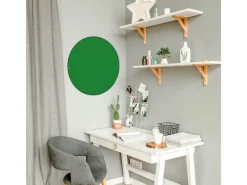 Best Banjado Magnettafel Rund Größe 47cm Magnetwand Schwarz Aus Metall Magnetpinnwand Pinnwand Motiv Grün