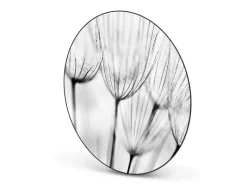 Discount Banjado Magnettafel Rund Größe 47cm Magnetwand Schwarz Aus Metall Magnetpinnwand Pinnwand Motiv Pusteblumen Sw