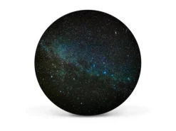 Banjado Magnettafel Rund Größe 47cm Magnetwand Schwarz Aus Metall Magnetpinnwand Pinnwand Motiv Nachthimmel