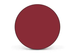 Banjado Magnettafel Rund Größe 47cm Magnetwand Schwarz Aus Metall Magnetpinnwand Pinnwand Motiv Burgund