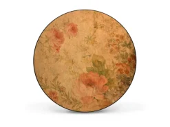 Best Banjado Magnettafel Rund Größe 47cm Magnetwand Schwarz Aus Metall Magnetpinnwand Pinnwand Motiv Blumen Antik