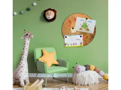 Best Banjado Magnettafel Rund Größe 47cm Magnetwand Schwarz Aus Metall Magnetpinnwand Pinnwand Motiv Blumen Antik