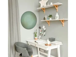 Banjado Magnettafel Rund Größe 47cm Magnetwand Schwarz Aus Metall Magnetpinnwand Pinnwand Motiv Punkte Im Focus