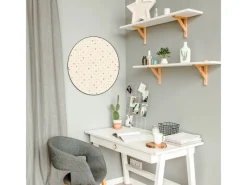 Discount Banjado Magnettafel Rund Größe 47cm Magnetwand Schwarz Aus Metall Magnetpinnwand Pinnwand Motiv Herzen Bunt