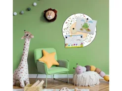 Discount Banjado Magnettafel Rund Größe 47cm Magnetwand Schwarz Aus Metall Magnetpinnwand Pinnwand Motiv Hibiskus Kreis