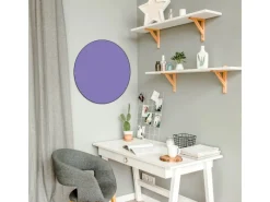 Best Banjado Magnettafel Rund Größe 47cm Magnetwand Schwarz Aus Metall Magnetpinnwand Pinnwand Motiv Lavendel