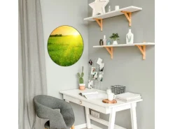 Hot Banjado Magnettafel Rund Größe 47cm Magnetwand Schwarz Aus Metall Magnetpinnwand Pinnwand Motiv Guten Morgen 2