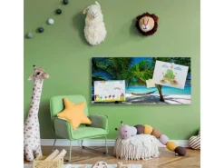 Best Banjado Magnettafel 78x37cm Magnetwand Silber Aus Metall Magnetpinnwand Pinnwand Inkl. 4 Magnete Motiv Strand