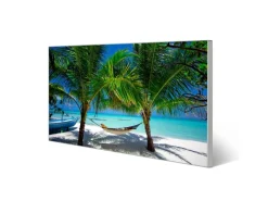 Best Banjado Magnettafel 78x37cm Magnetwand Silber Aus Metall Magnetpinnwand Pinnwand Inkl. 4 Magnete Motiv Strand