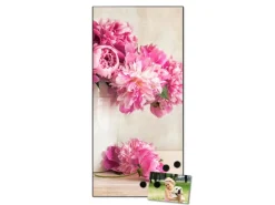 Online Banjado Magnettafel 37x78cm Magnetwand Schwarz Aus Metall Magnetpinnwand Pinnwand Inkl. 4 Magnete Motiv Pfingstrose