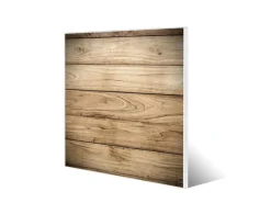 Banjado Magnettafel 50x50cm Magnetwand Weiß Aus Metall Magnetpinnwand Pinnwand Inkl. 4 Magnete Motiv Holzplanken