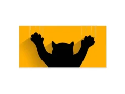 Banjado Magnettafel 78x37cm Magnetwand Weiß Aus Metall Magnetpinnwand Pinnwand Inkl. 4 Magnete Motiv Scratch