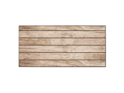 Banjado Magnettafel 78x37cm Magnetwand Schwarz Aus Metall Magnetpinnwand Pinnwand Inkl. 4 Magnete Motiv Blasse Holzlatten