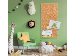 Clearance Banjado Magnettafel 37x78cm Magnetwand Weiß Aus Metall Magnetpinnwand Pinnwand Inkl. 4 Magnete Motiv Kork