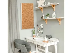 Clearance Banjado Magnettafel 37x78cm Magnetwand Weiß Aus Metall Magnetpinnwand Pinnwand Inkl. 4 Magnete Motiv Kork