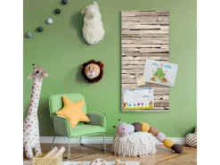 Outlet Banjado Magnettafel 37x78cm Magnetwand Silber Aus Metall Magnetpinnwand Pinnwand Inkl. 4 Magnete Motiv Steinplatten