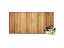 Outlet Banjado Magnettafel 78x37cm Magnetwand Schwarz Aus Metall Magnetpinnwand Pinnwand Inkl. 4 Magnete Motiv Bambusholz