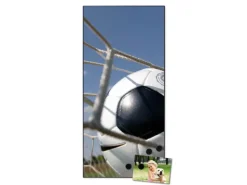 Clearance Banjado Magnettafel 37x78cm Magnetwand Schwarz Aus Metall Magnetpinnwand Pinnwand Inkl. 4 Magnete Motiv Fußball