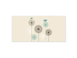 Banjado Magnettafel 78x37cm Magnetwand Weiß Aus Metall Magnetpinnwand Pinnwand Inkl. 4 Magnete Motiv Kugelfontänen